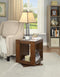 Pisanio End Table (Swivel), Espresso